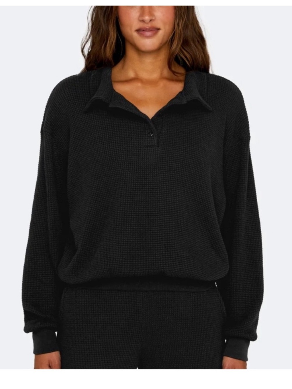 Set Active Waffle Knit Pullover
